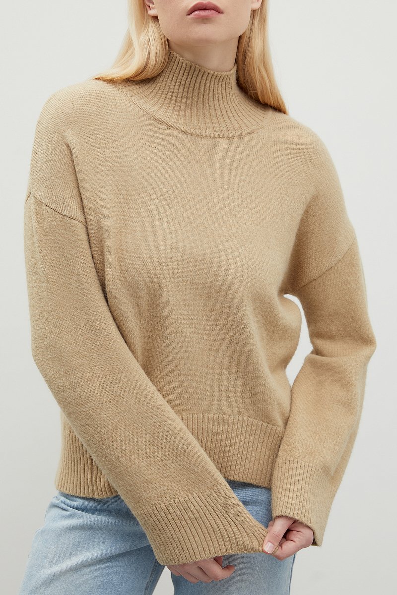Базовый свитер oversize силуэта, Модель BAS-10132, Фото №3