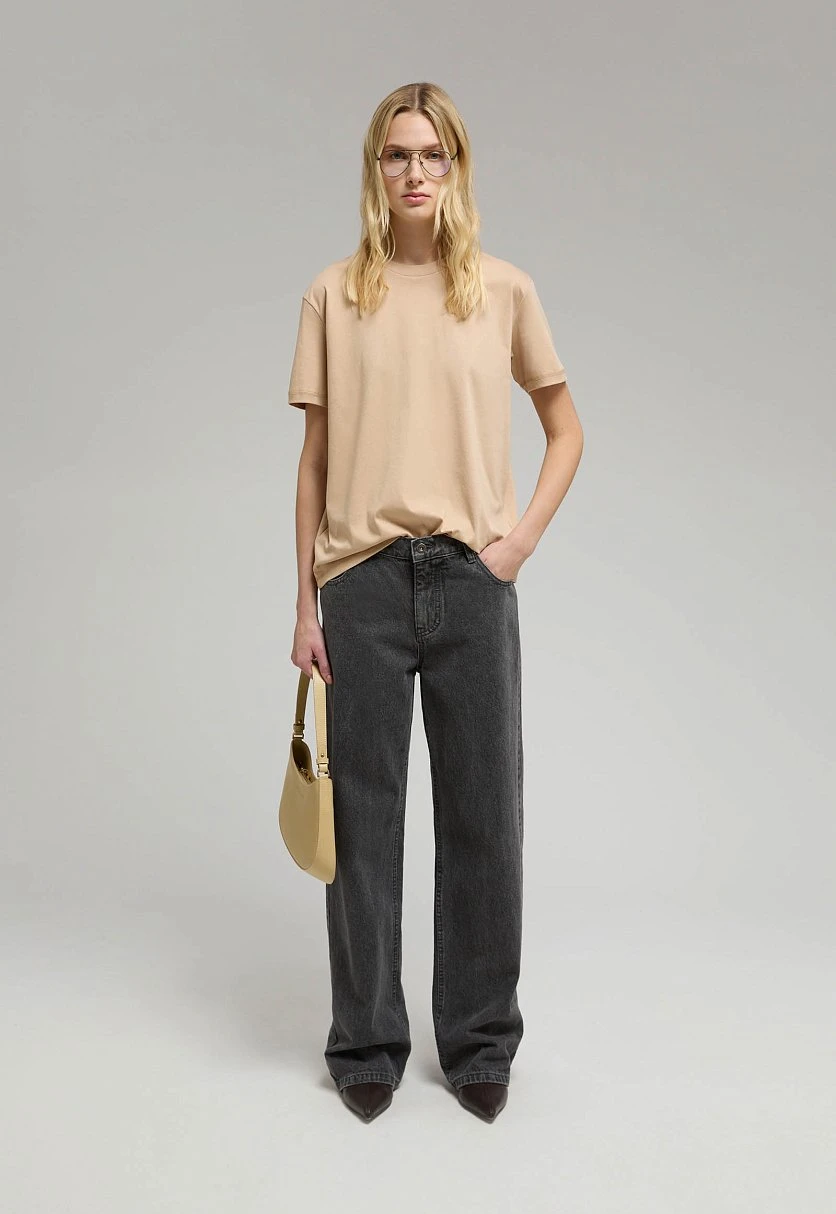 Футболка из мерсеризованного хлопка, Модель BAS-100161, Фото №1