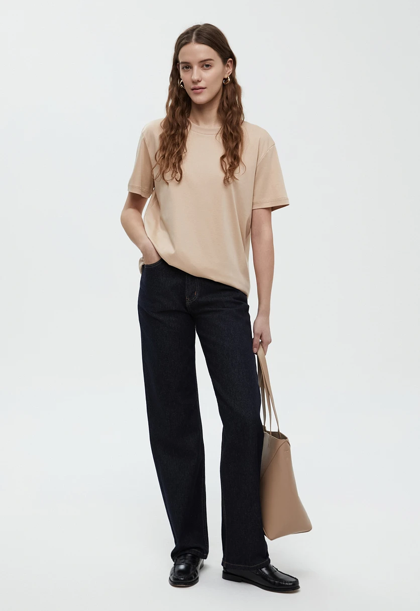 Футболка из мерсеризованного хлопка, Модель BAS-100161, Фото №2