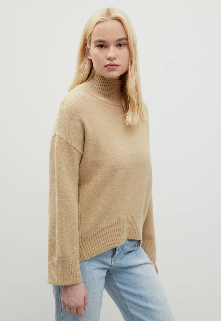 Базовый свитер oversize силуэта, Модель BAS-10132, Фото №4