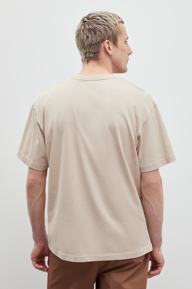 Базовая футболка из хлопка, Модель BAS-20033, Фото №5