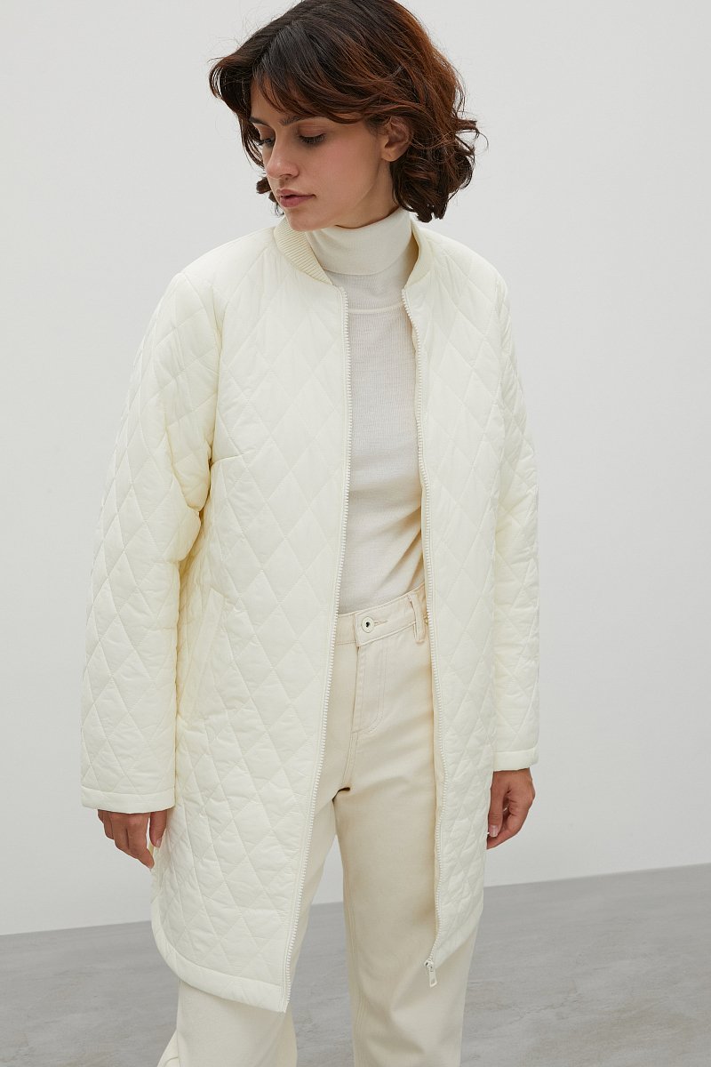 Стеганое утепленное пальто, Модель BAS-10077, Фото №1