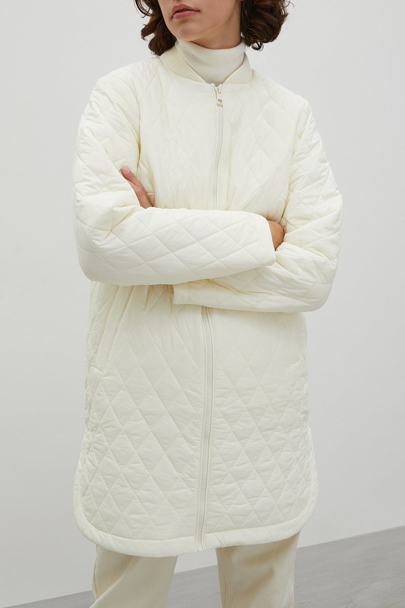 Стеганое утепленное пальто, Модель BAS-10077, Фото №3