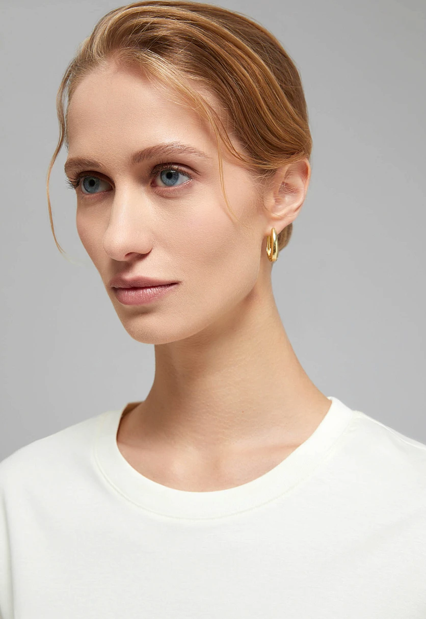 Футболка из мерсеризованного хлопка, Модель BAS-100161, Фото №5