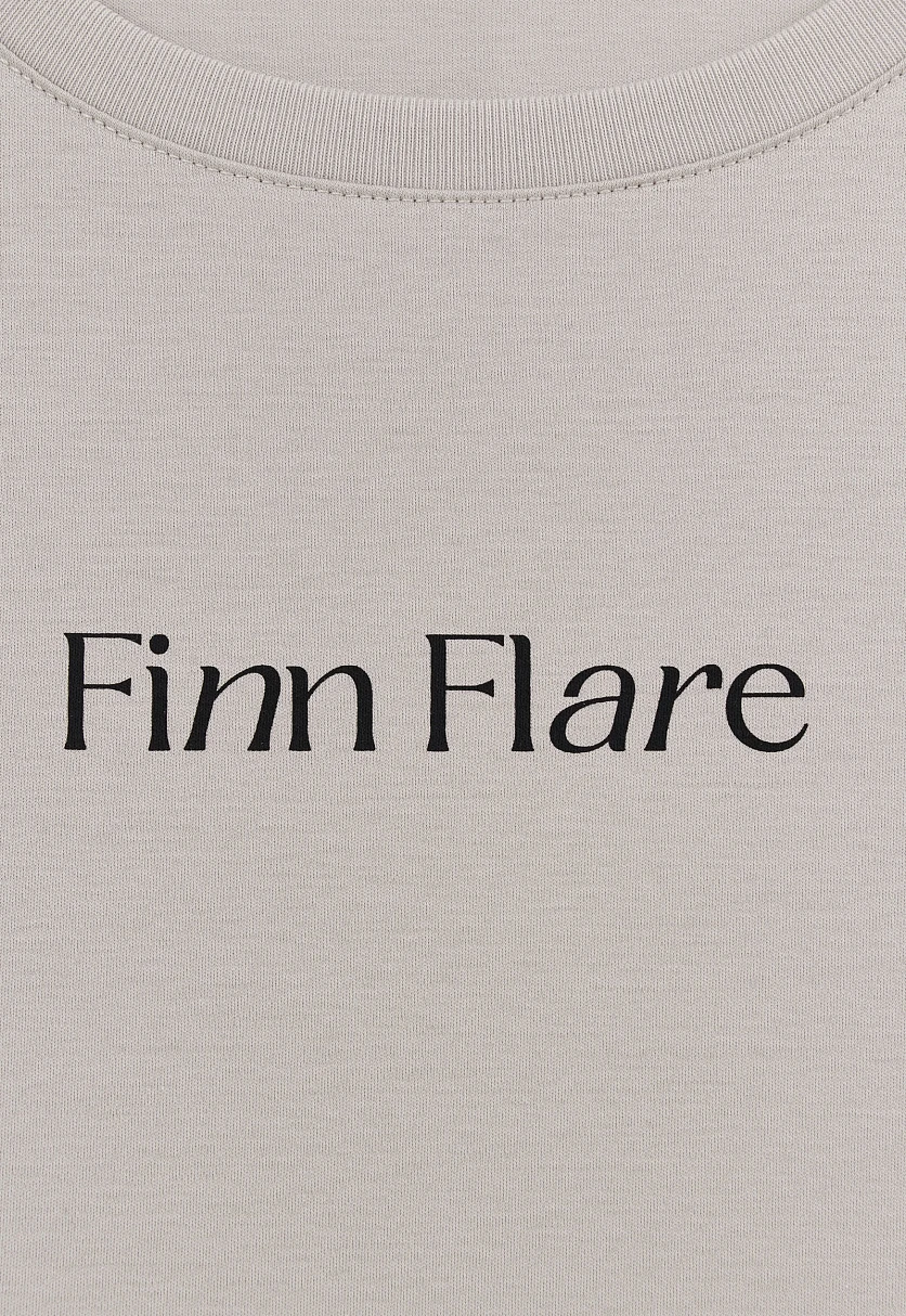 Футболка из мерсеризованного хлопка с принтом, Модель BAS-100189, Фото №7