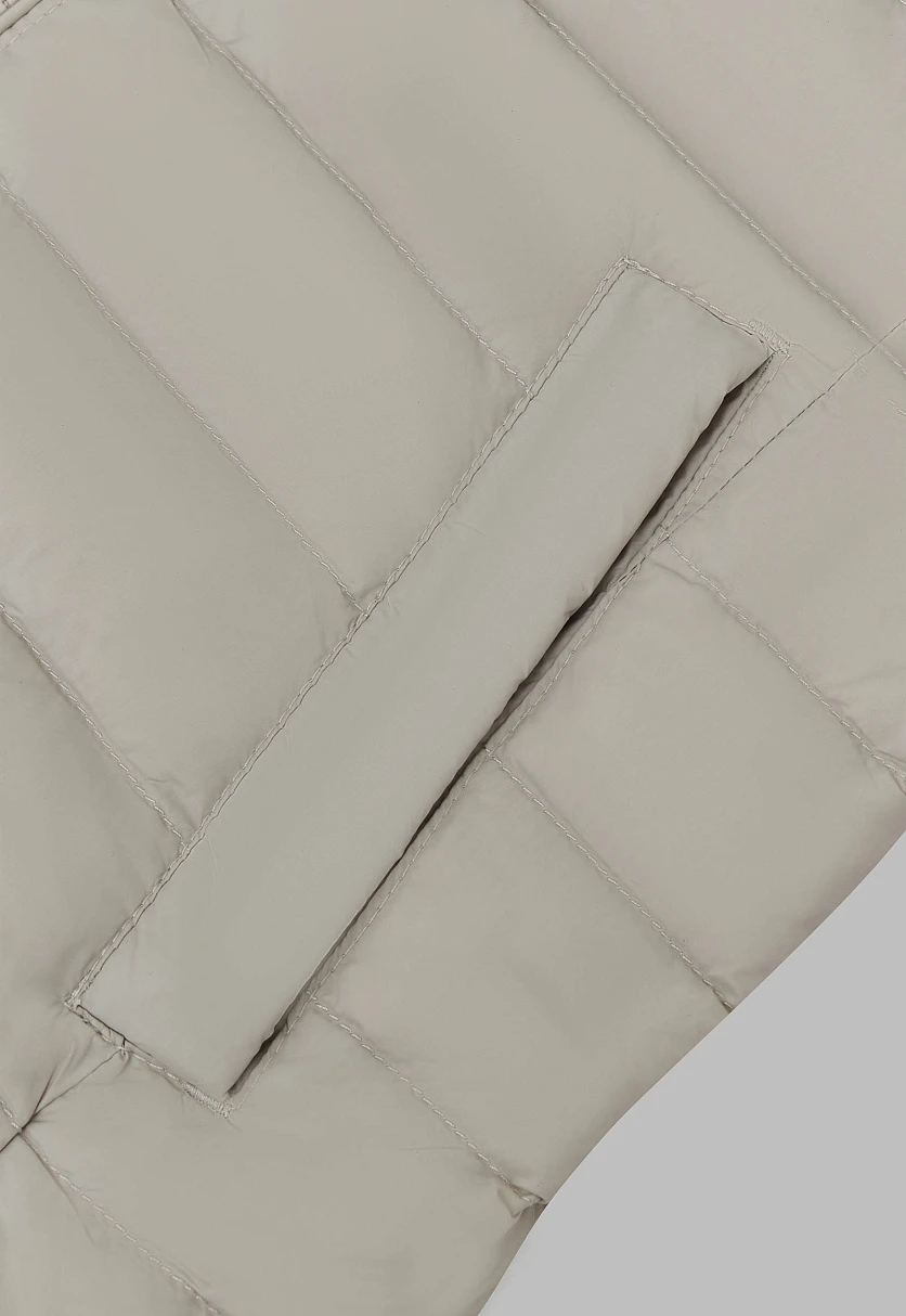 Стеганый пуховый жилет, Модель BAS-10073, Фото №7