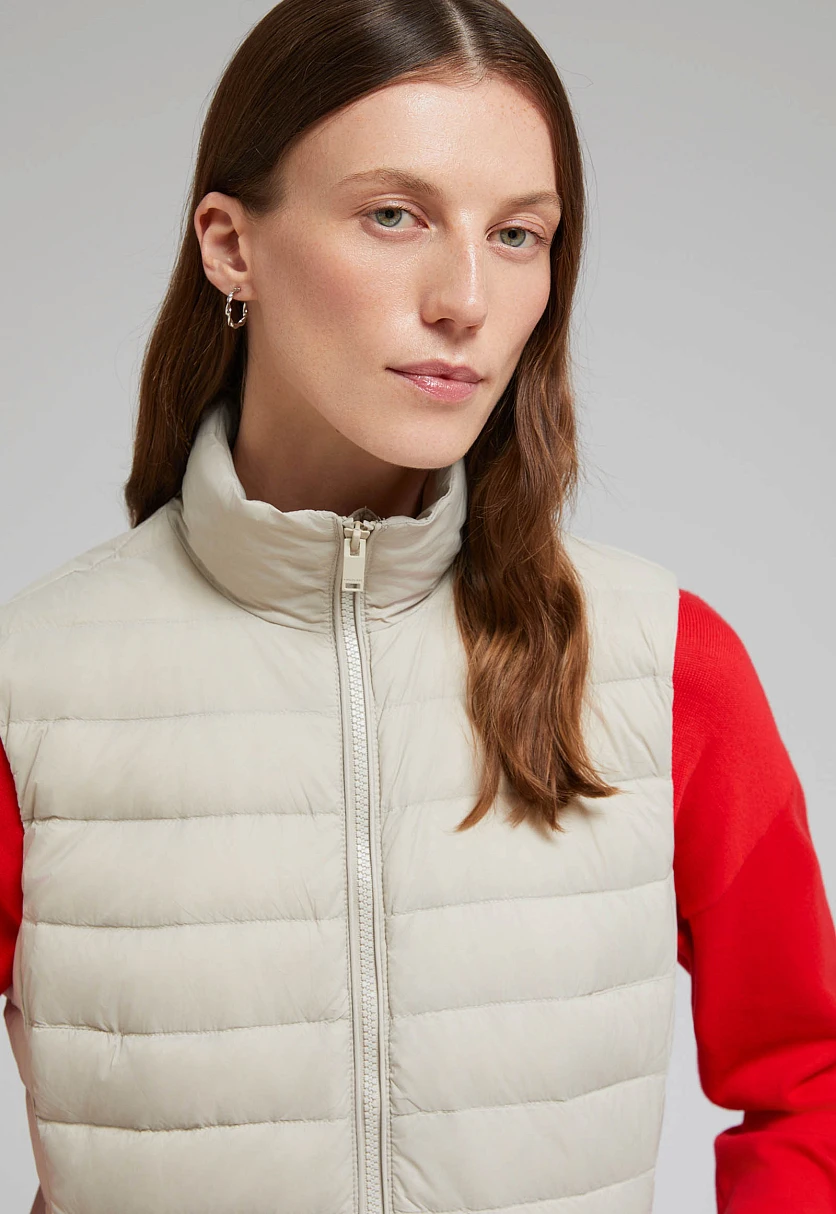 Стеганый пуховый жилет, Модель BAS-10073, Фото №8