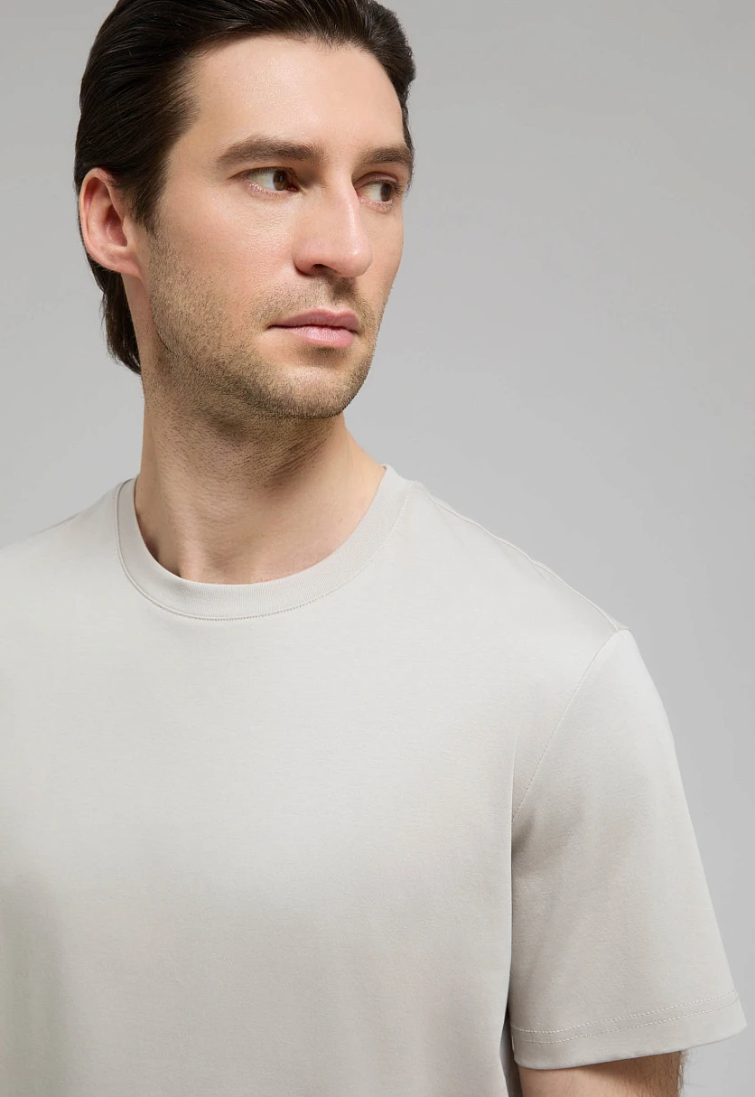Футболка из хлопка прямого кроя, Модель BAS-200121, Фото №5