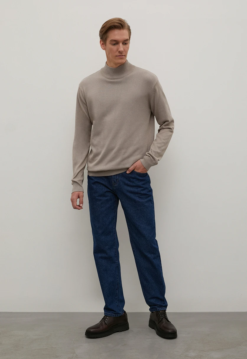 Джемпер прямого силуэта из хлопка, Модель BAS-20107, Фото №2