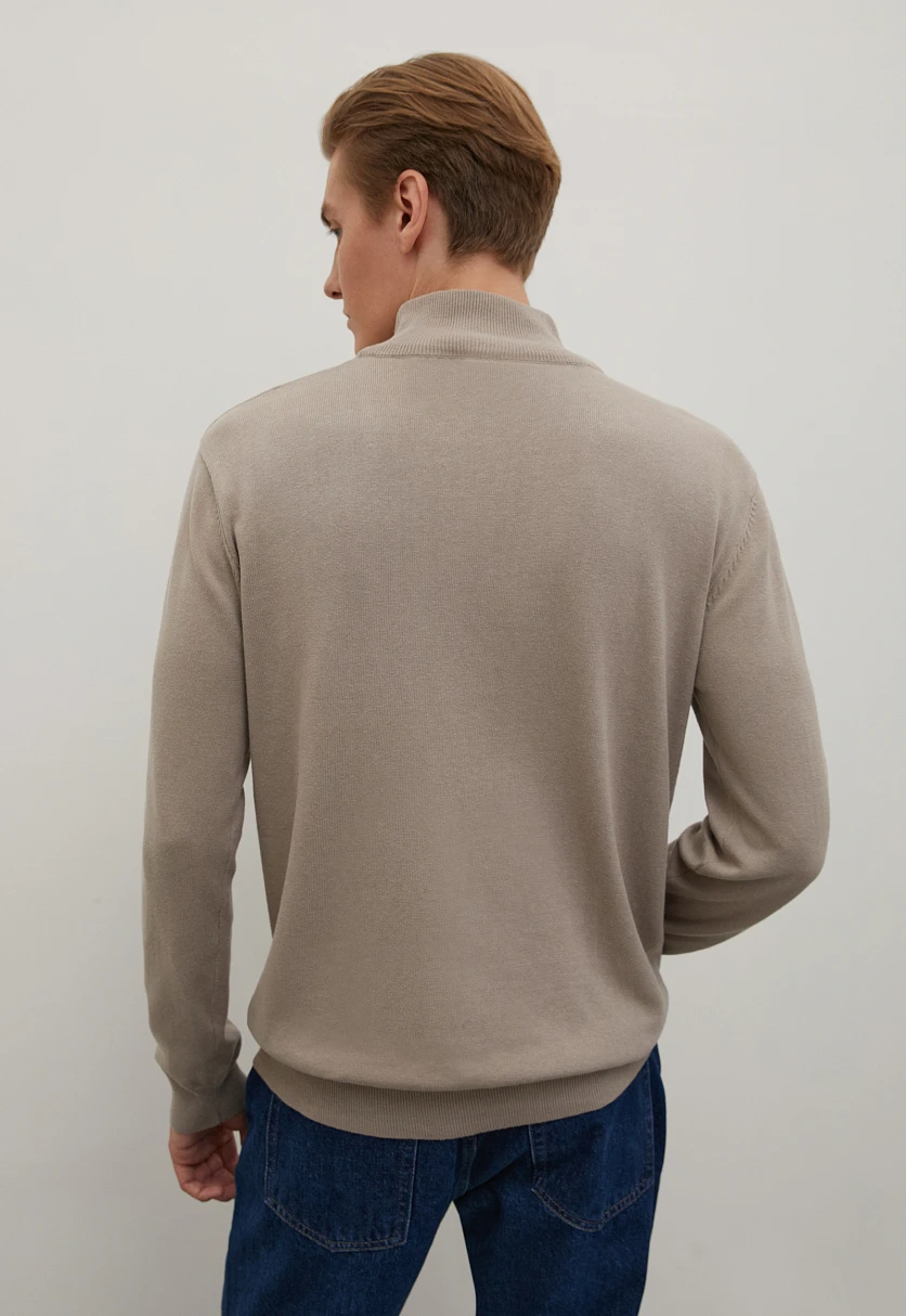 Джемпер прямого силуэта из хлопка, Модель BAS-20107, Фото №5