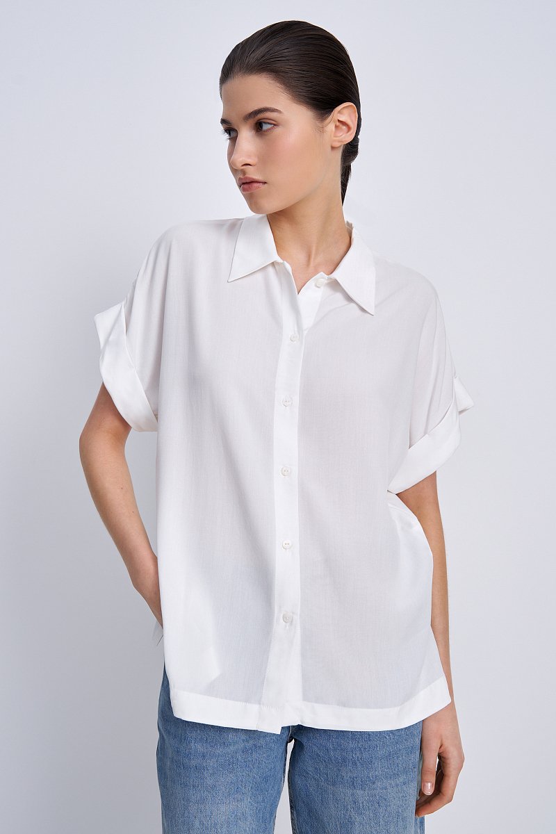 Рубашка с коротким рукавом, Модель BAS-10041, Фото №1