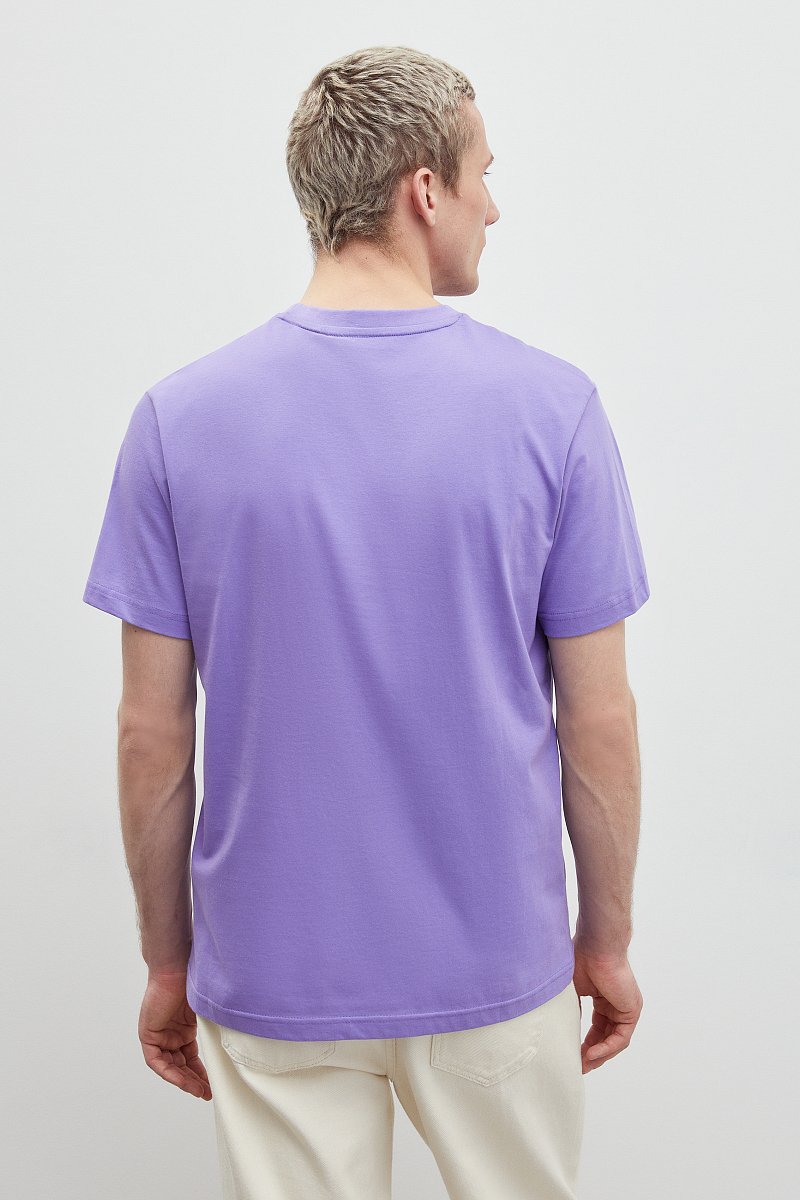 Базовая футболка из хлопка, Модель BAS-20049, Фото №5