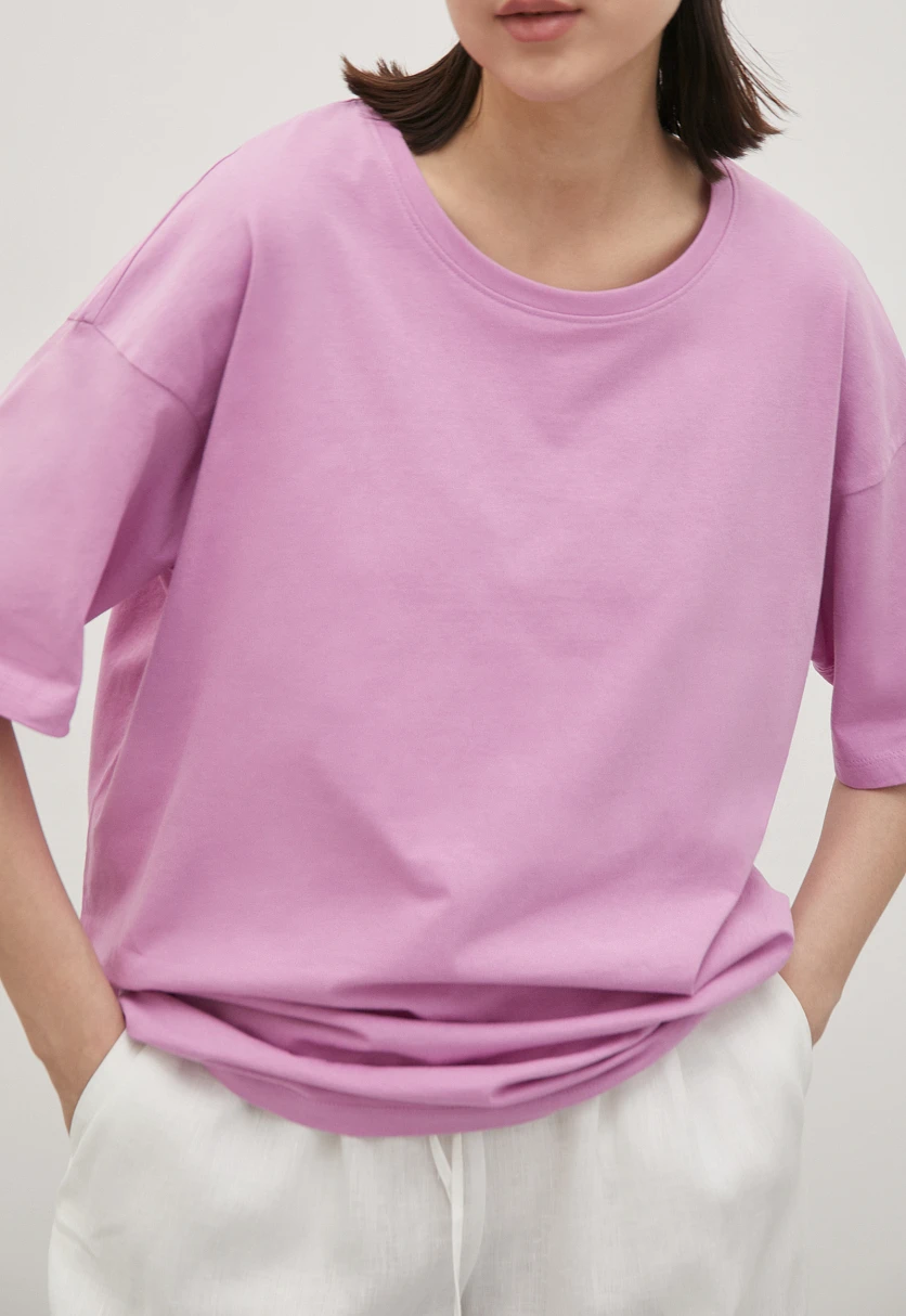 Футболка oversize силуэта, Модель BAS-100107, Фото №3