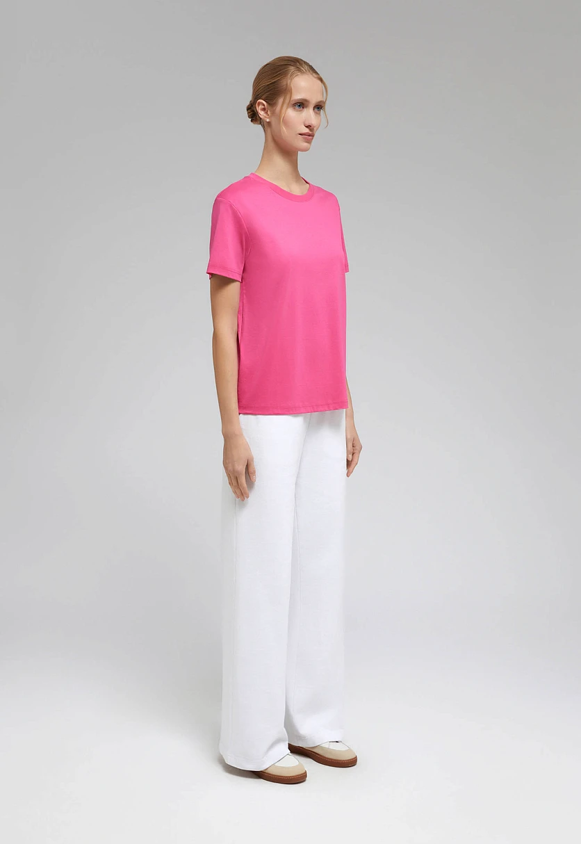 Футболка из мерсеризованного хлопка, Модель BAS-100161, Фото №3