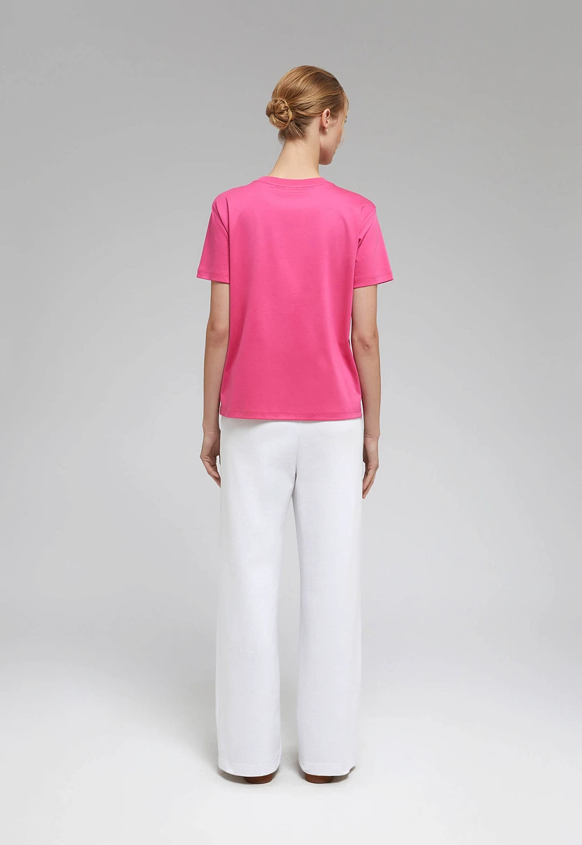 Футболка из мерсеризованного хлопка, Модель BAS-100161, Фото №4