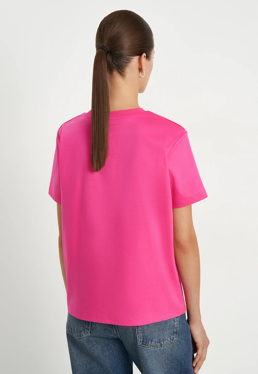 Футболка из мерсеризованного хлопка, Модель BAS-100161, Фото №6