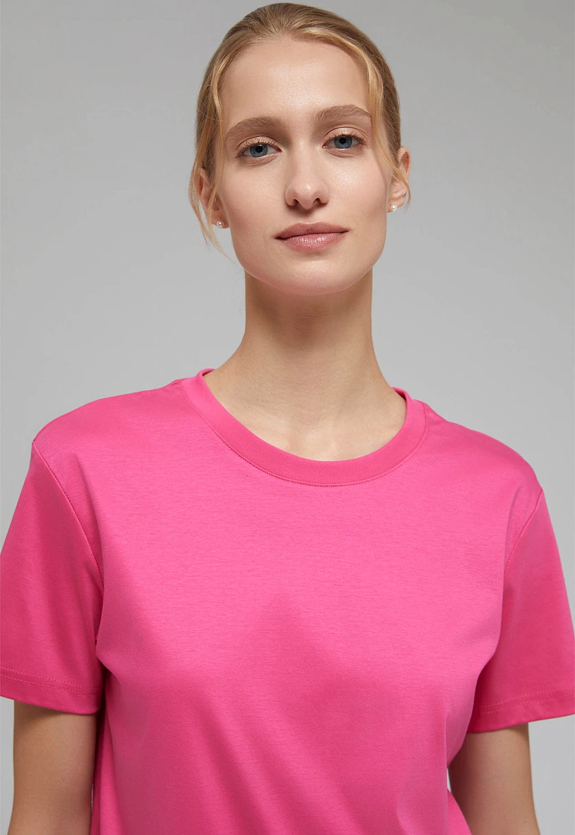 Футболка из мерсеризованного хлопка, Модель BAS-100161, Фото №6