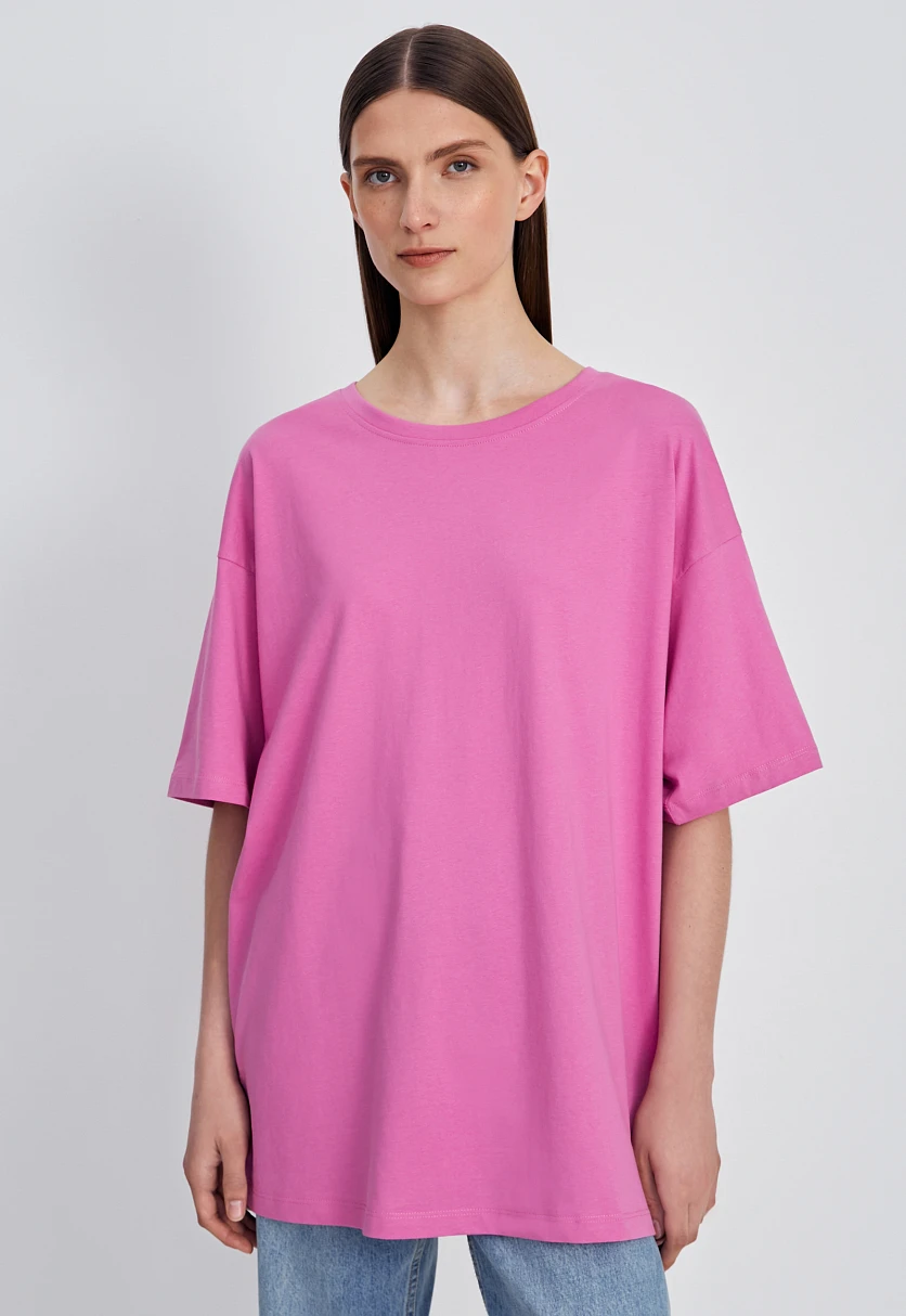 Футболка oversize силуэта, Модель BAS-100107, Фото №1