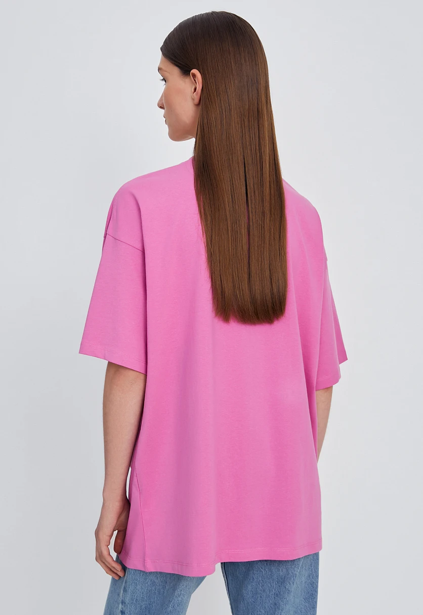 Футболка oversize силуэта, Модель BAS-100107, Фото №5
