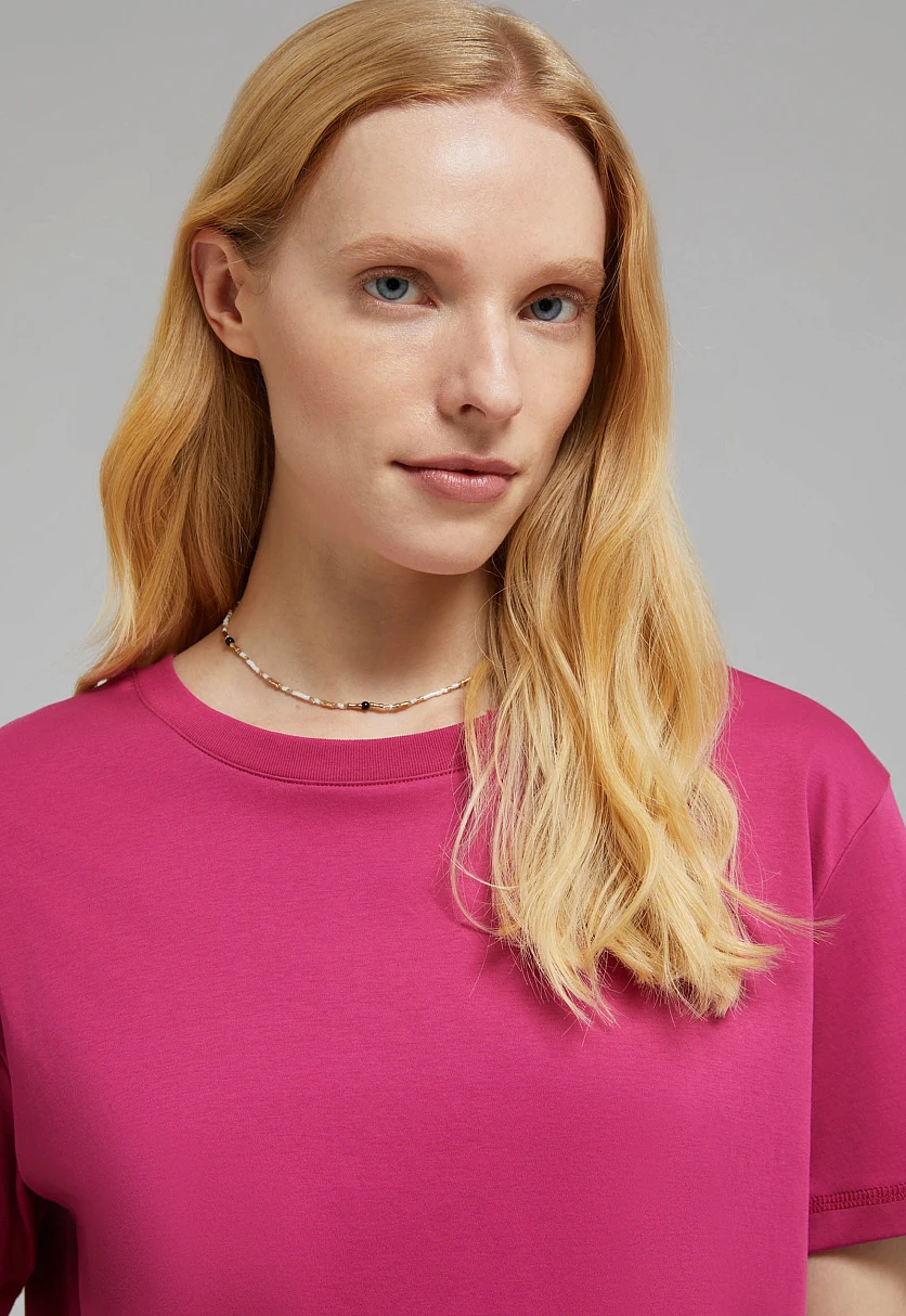 Футболка из мерсеризованного хлопка, Модель BAS-100161, Фото №5