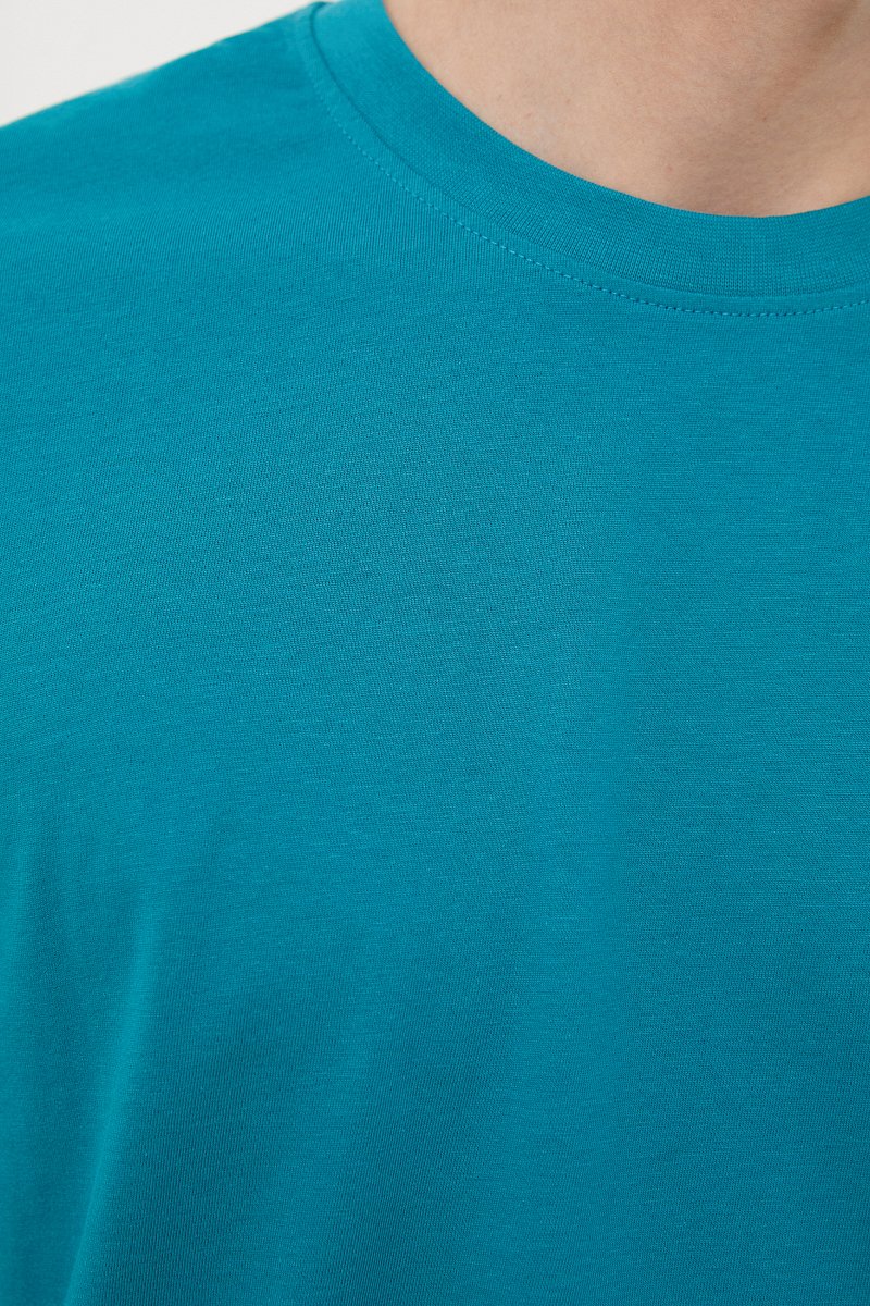Базовая футболка из хлопка, Модель BAS-20008, Фото №6