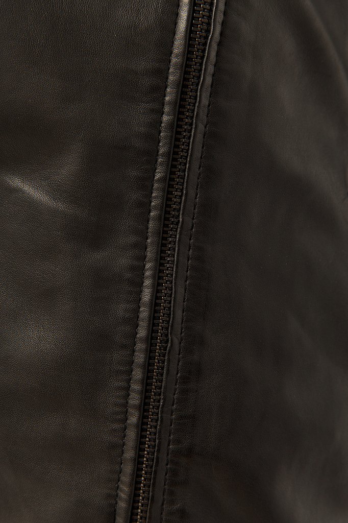 Куртка кожаная женская, Модель CB19-17013, Фото №5