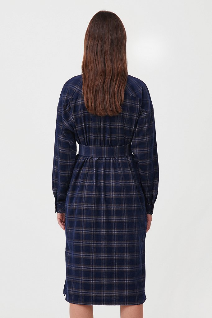 Вельветовое платье-рубашка, Модель FAB110116, Фото №5