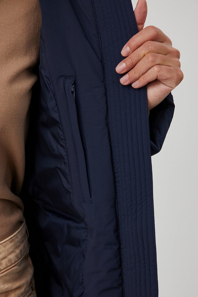 Пальто утепленное прямого силуэта, Модель FAB11016, Фото №4