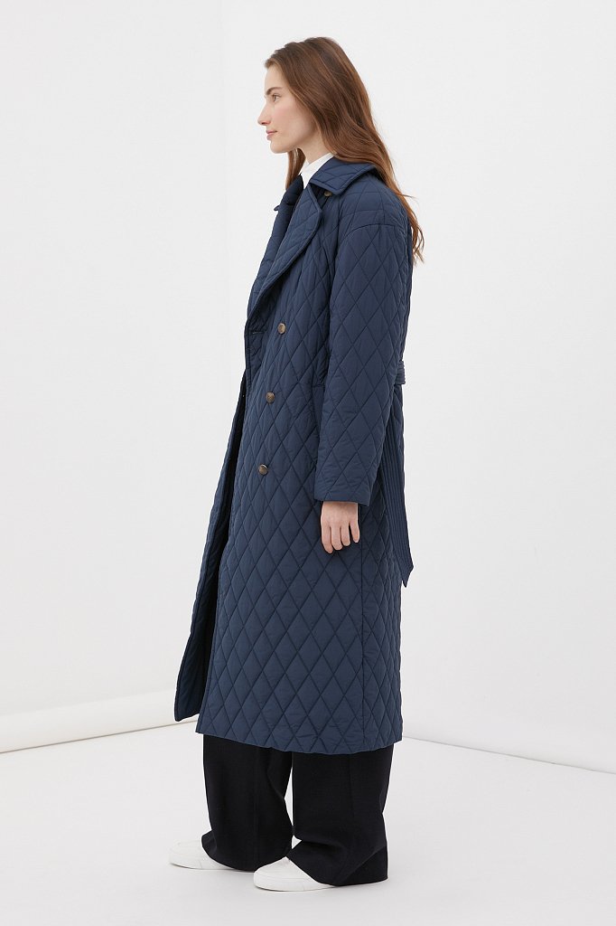 Cтеганое женское пальто с утеплителем, Модель FAB110200, Фото №3
