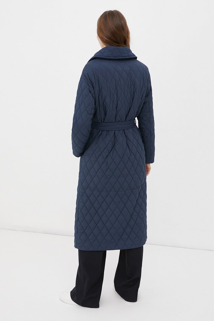 Cтеганое женское пальто с утеплителем, Модель FAB110200, Фото №4