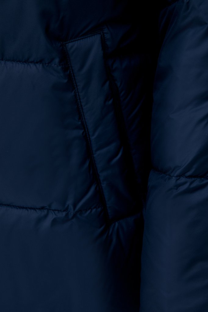 Куртка утепленная силуэта трапеция, Модель FAB110221, Фото №7