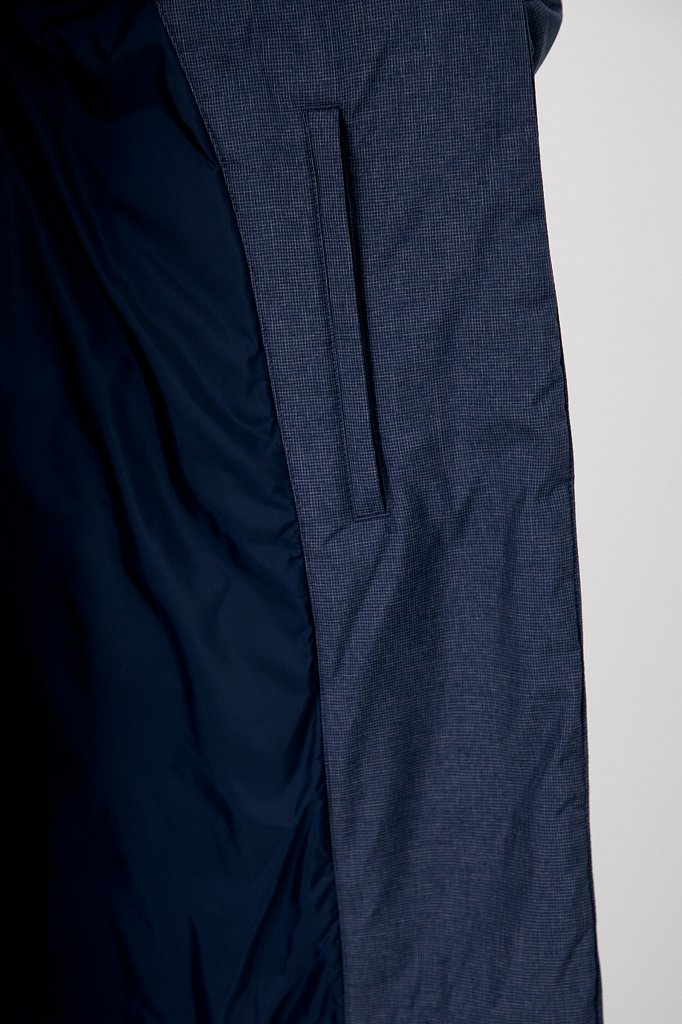 Куртка утепленная с воротником-стойкой, Модель FAB11027, Фото №4
