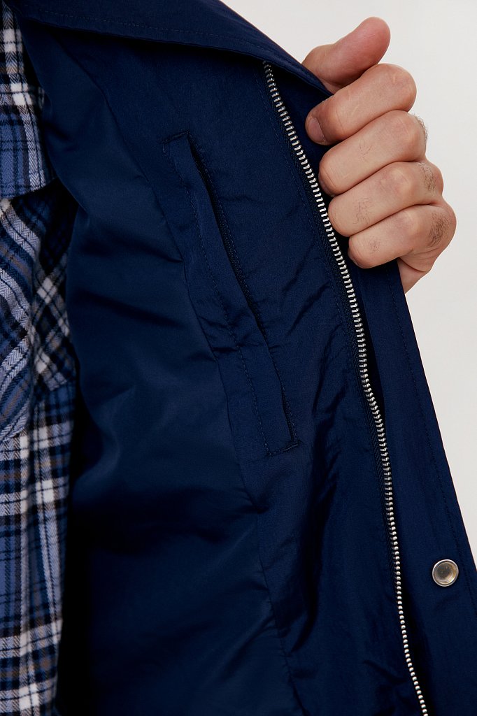Демисезонная мужская куртка свободного кроя, Модель FAB21000, Фото №3