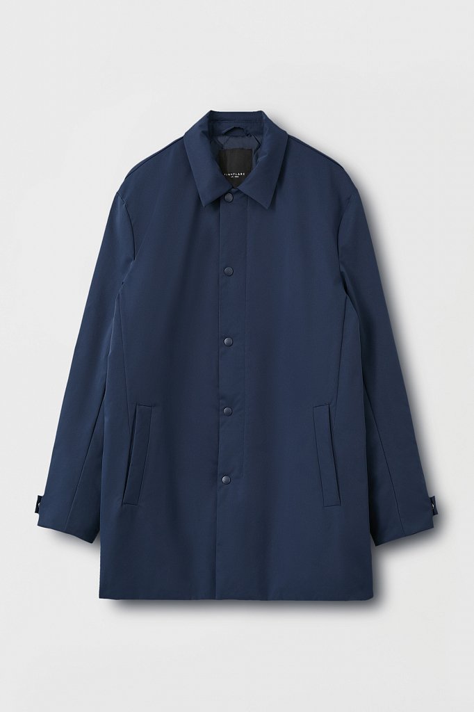 Демисезонное мужское пальто в рубашечном стиле, Модель FAB21007, Фото №8