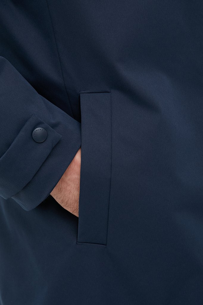 Демисезонное мужское пальто в рубашечном стиле, Модель FAB21007, Фото №7