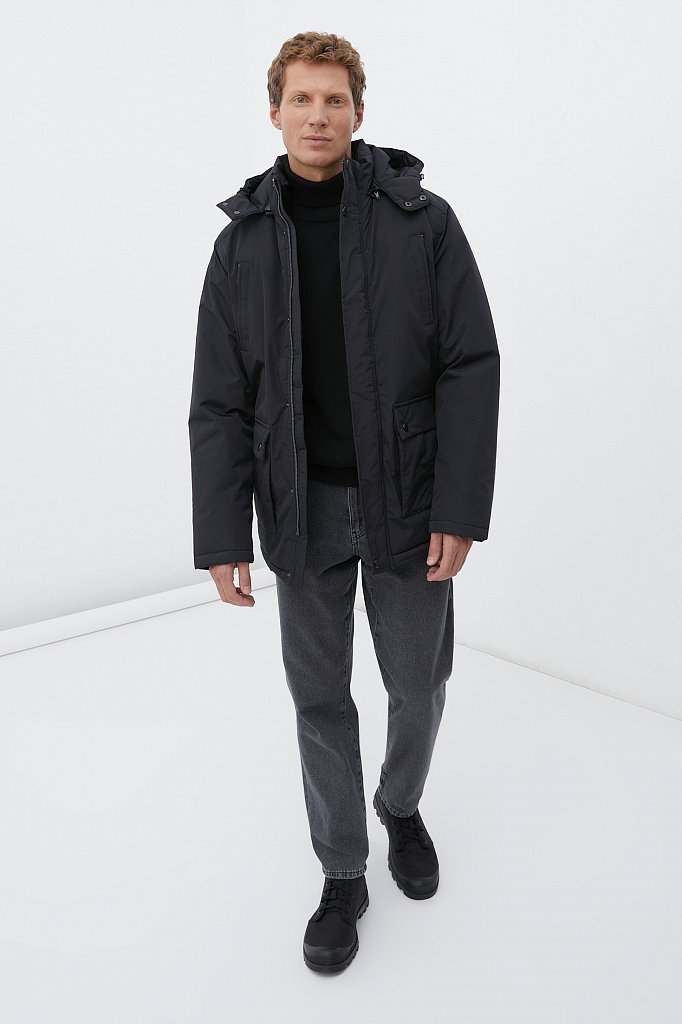 Удлиненная куртка в стиле casual, Модель FAB210107C, Фото №2