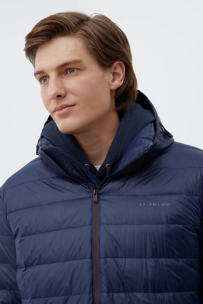Базовая куртка на натуральном пуху, Модель FAB21012, Фото №5