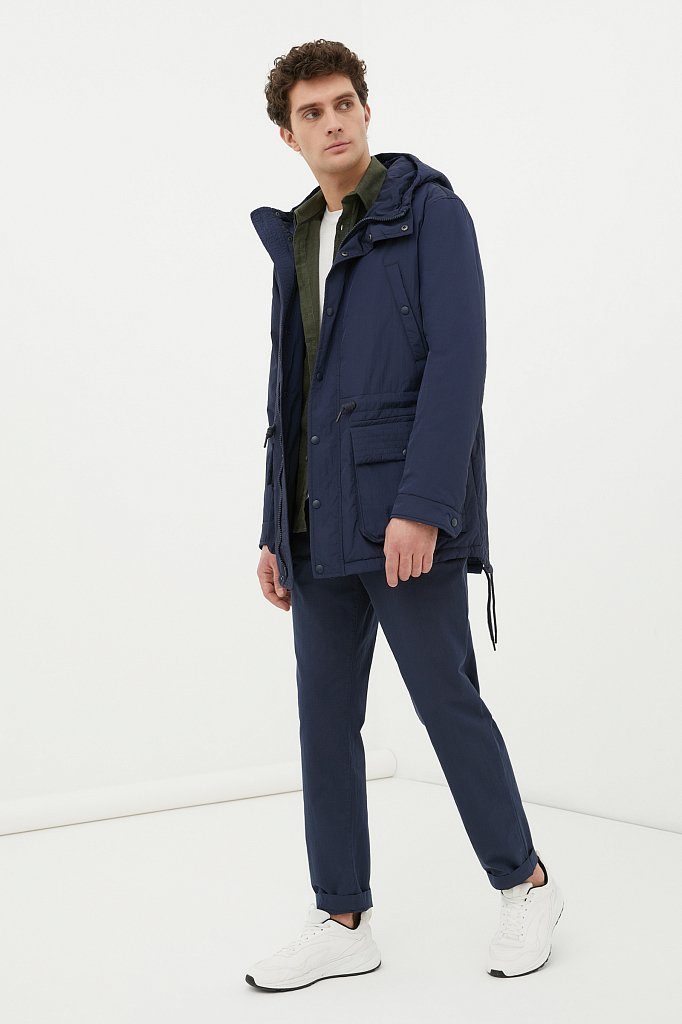 Демисезонная мужская куртка свободного кроя, Модель FAB21029, Фото №2