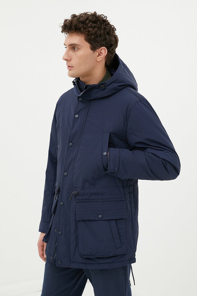 Демисезонная мужская куртка свободного кроя, Модель FAB21029, Фото №3