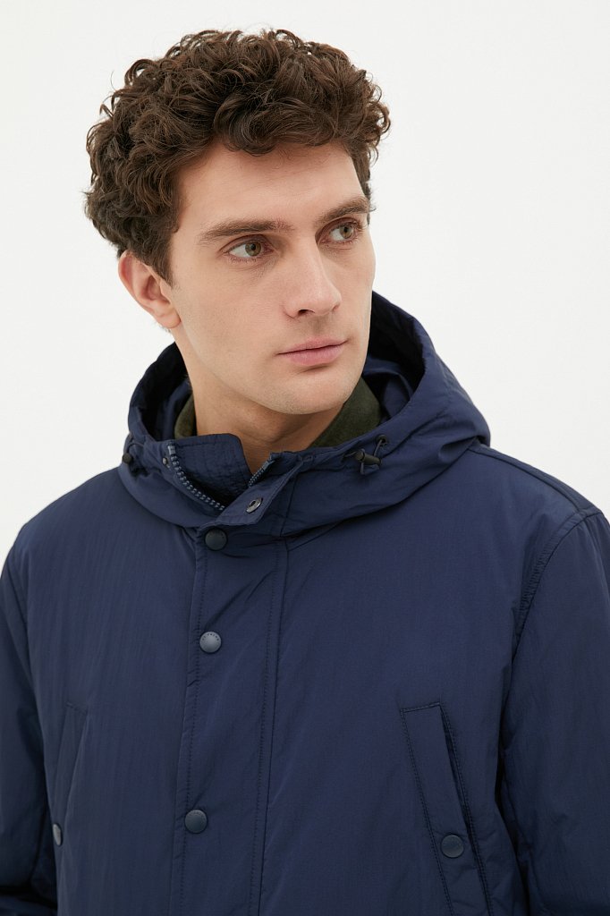 Демисезонная мужская куртка свободного кроя, Модель FAB21029, Фото №6