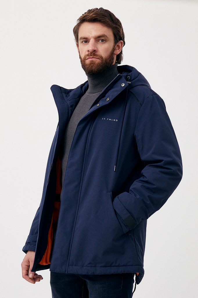 Удлиненная куртка свободного кроя, Модель FAB21030, Фото №3