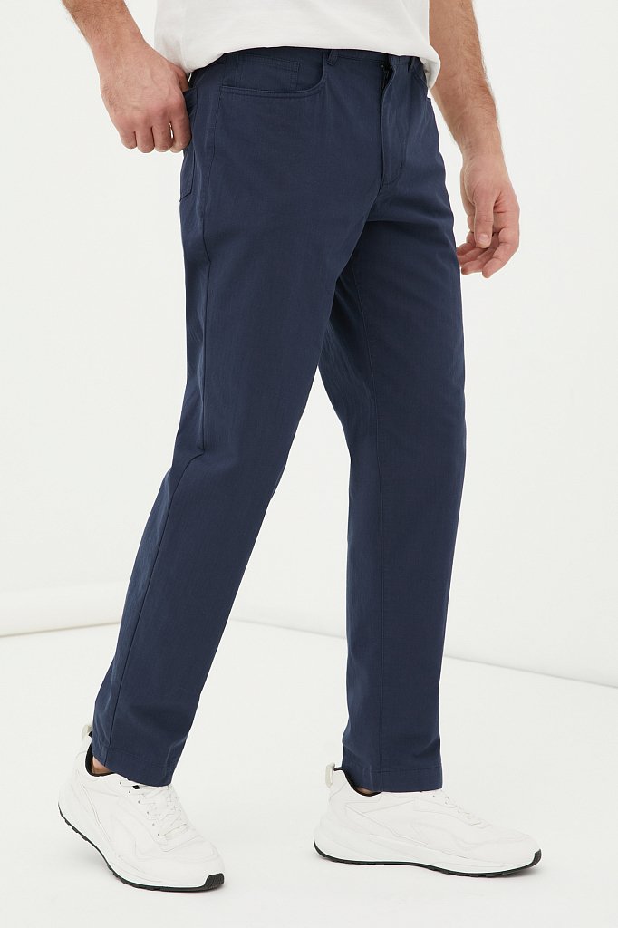 Классические мужские брюки прямого кроя, Модель FAB21034, Фото №3
