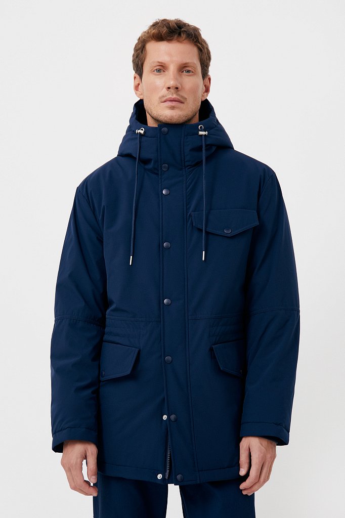 Демисезонная куртка мужская свободного кроя, Модель FAB21049, Фото №1