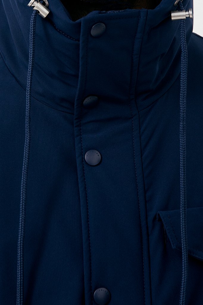 Демисезонная куртка мужская свободного кроя, Модель FAB21049, Фото №5