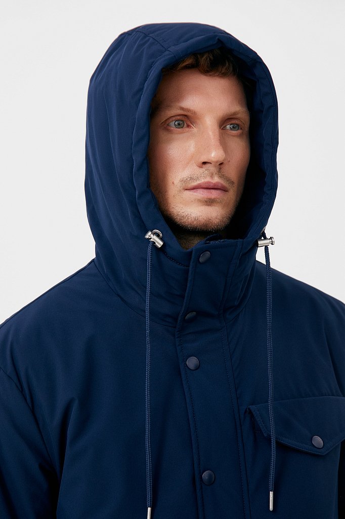 Демисезонная куртка мужская свободного кроя, Модель FAB21049, Фото №6