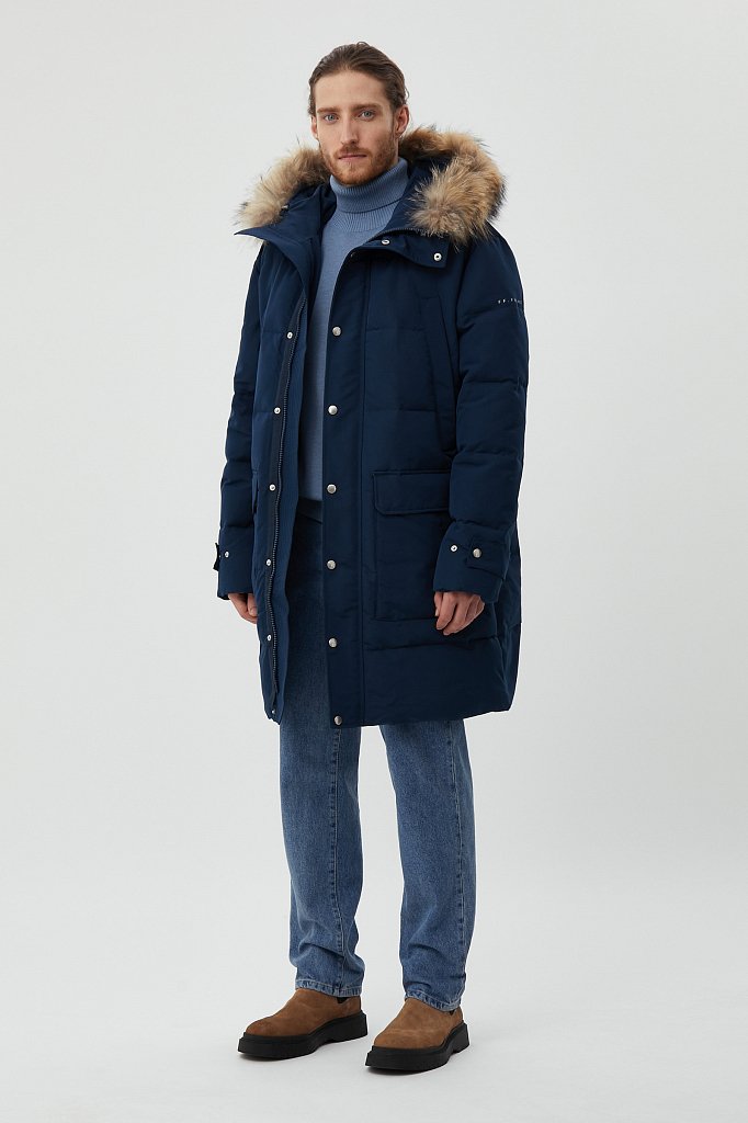 Пальто мужское, Модель FAB21089, Фото №2