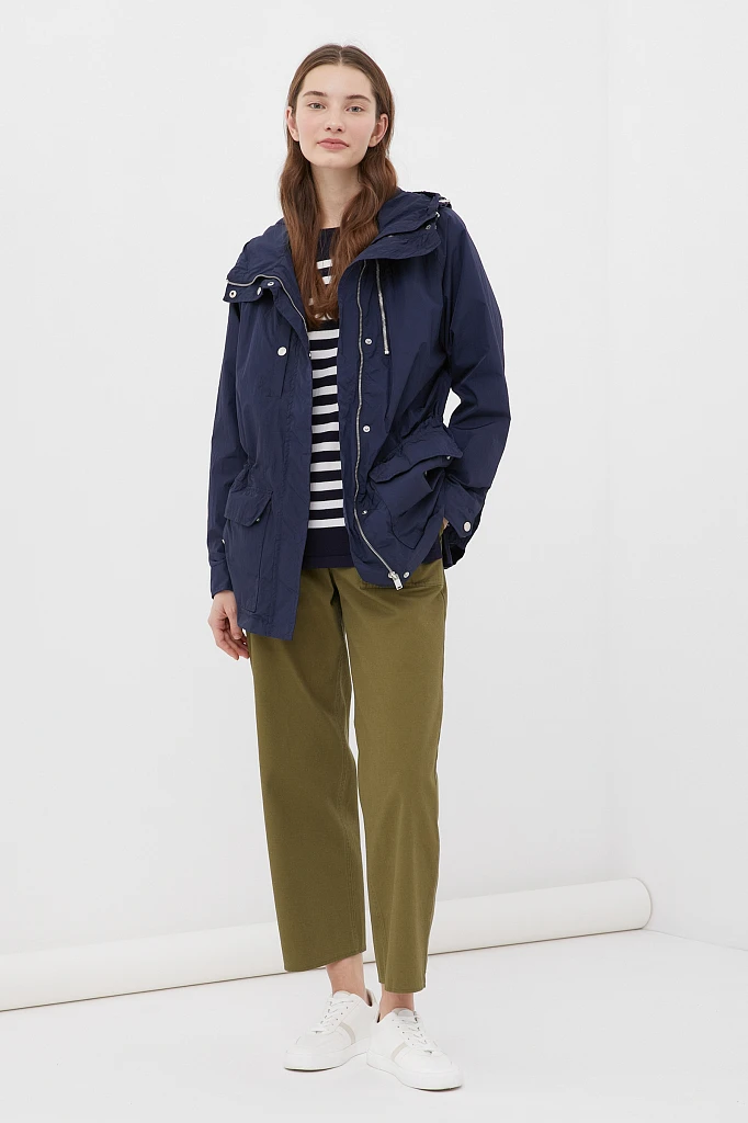 Ветровка женская oversize c резинкой на талии, Модель FAB110198, Фото №2