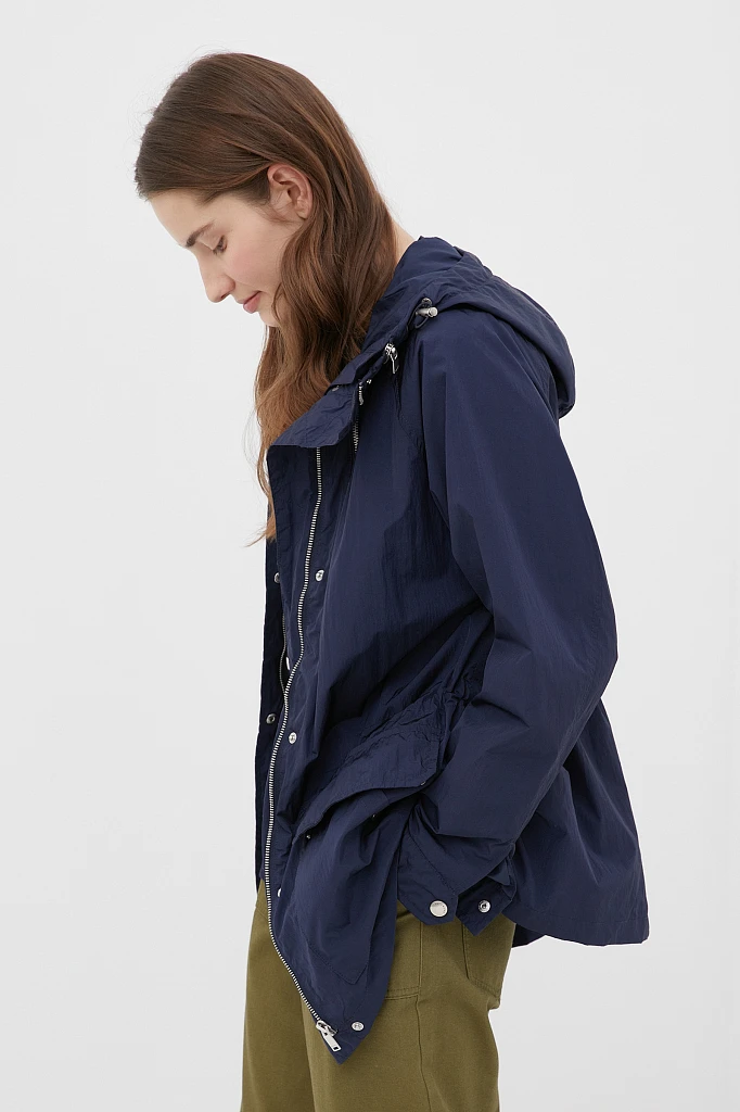 Ветровка женская oversize c резинкой на талии, Модель FAB110198, Фото №3