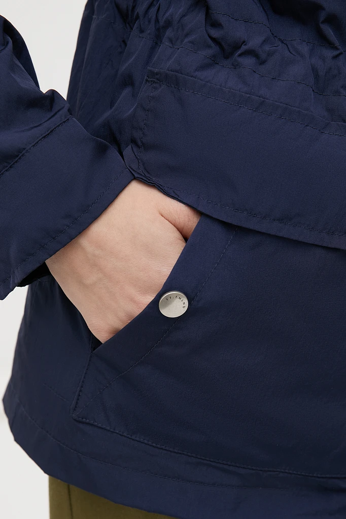 Ветровка женская oversize c резинкой на талии, Модель FAB110198, Фото №7