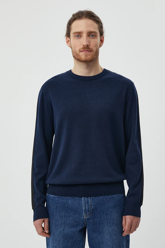 Джемпер вязаный из хлопка, Модель FAB21126, Фото №1